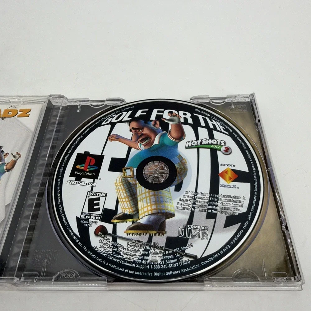 Hot Shots Golf 2 (PlayStation 1 PS1, 2000) CIB Complete Black Label